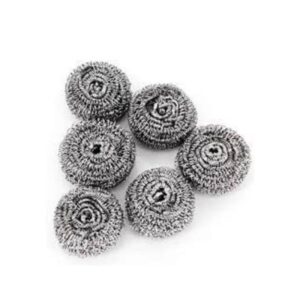 ALL PURPOSE STAINLESS STEEL SCOURERS 12Pcs