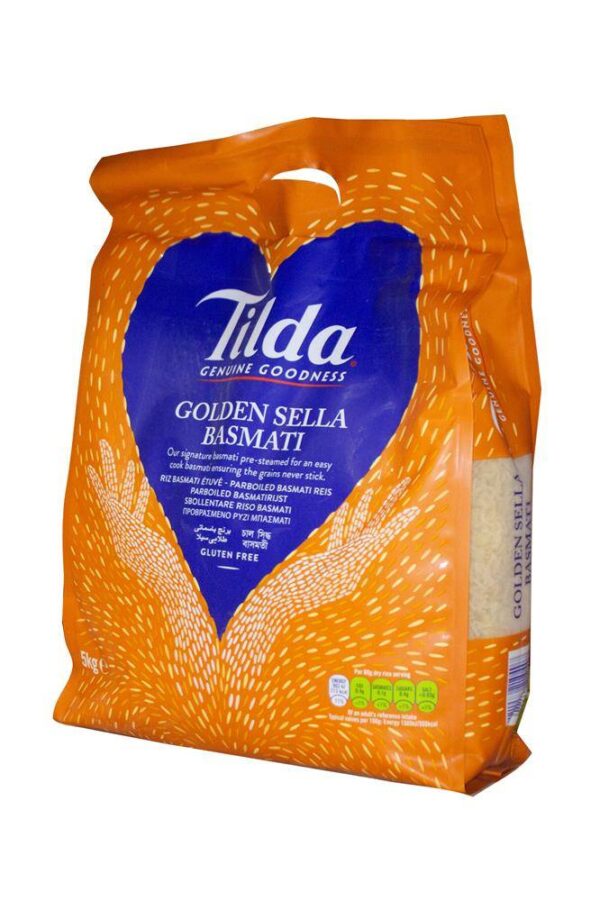 TILDA GOLDEN SELLA BASMATI RICE 5KG